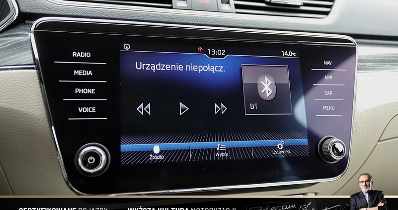 Skoda Superb cena 82899 przebieg: 189998, rok produkcji 2019 z Suchedniów małe 704
